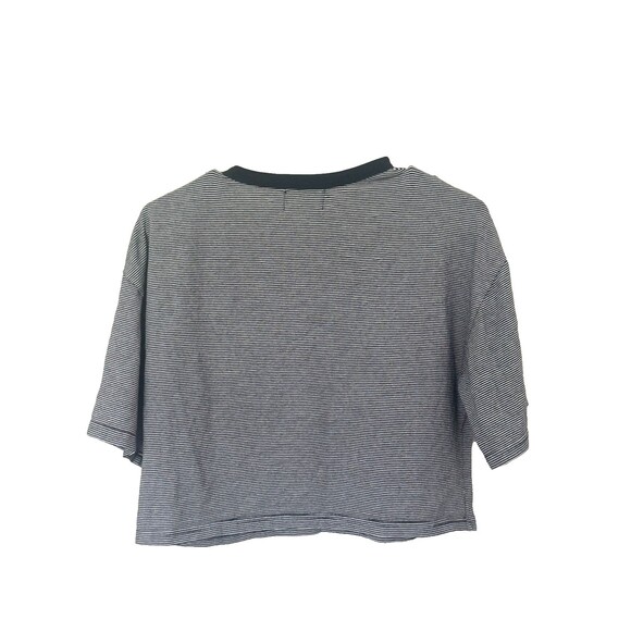 Stüssy Crop Top Size XS Black and White Streetwear Skate Grunge Surf - Picture 2 of 9